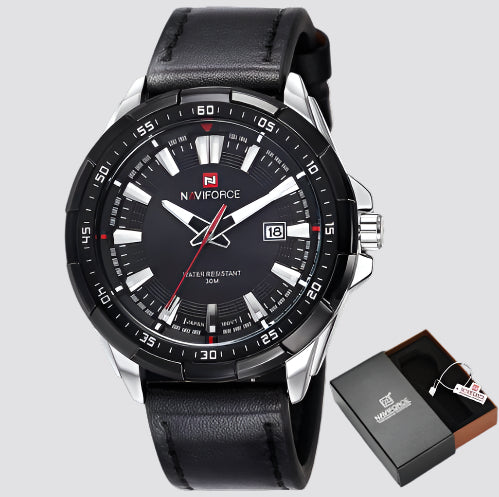 NAVIFORCE Men's Quartz Watch Waterproof Wrist watch