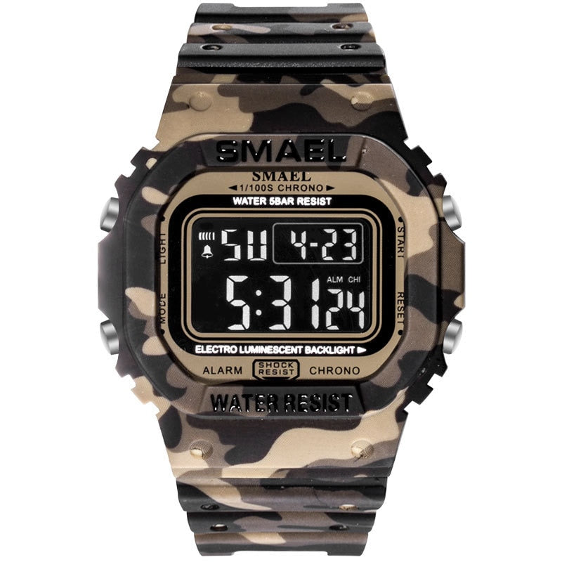 SMAEL 1803 Men's Sports Digital Waterproof Watch
