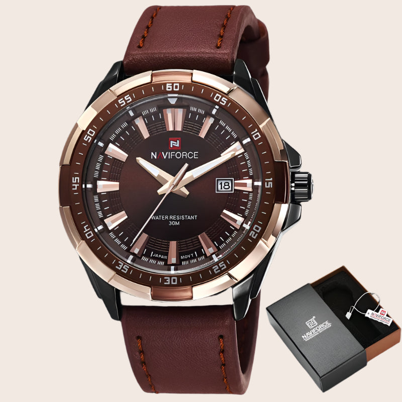 NAVIFORCE Men's Quartz Watch Waterproof Wrist watch