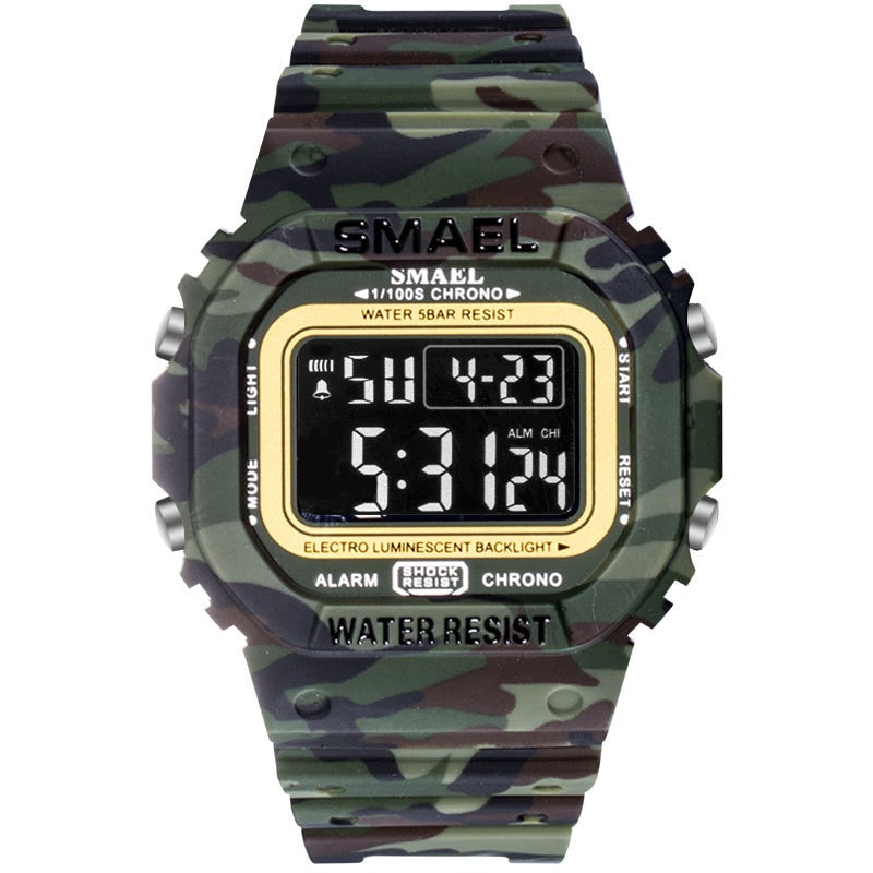 SMAEL 1803 Men's Sports Digital Waterproof Watch