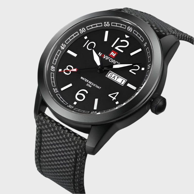 Naviforce Men's Sports Military Quartz Watch Nylon Strap