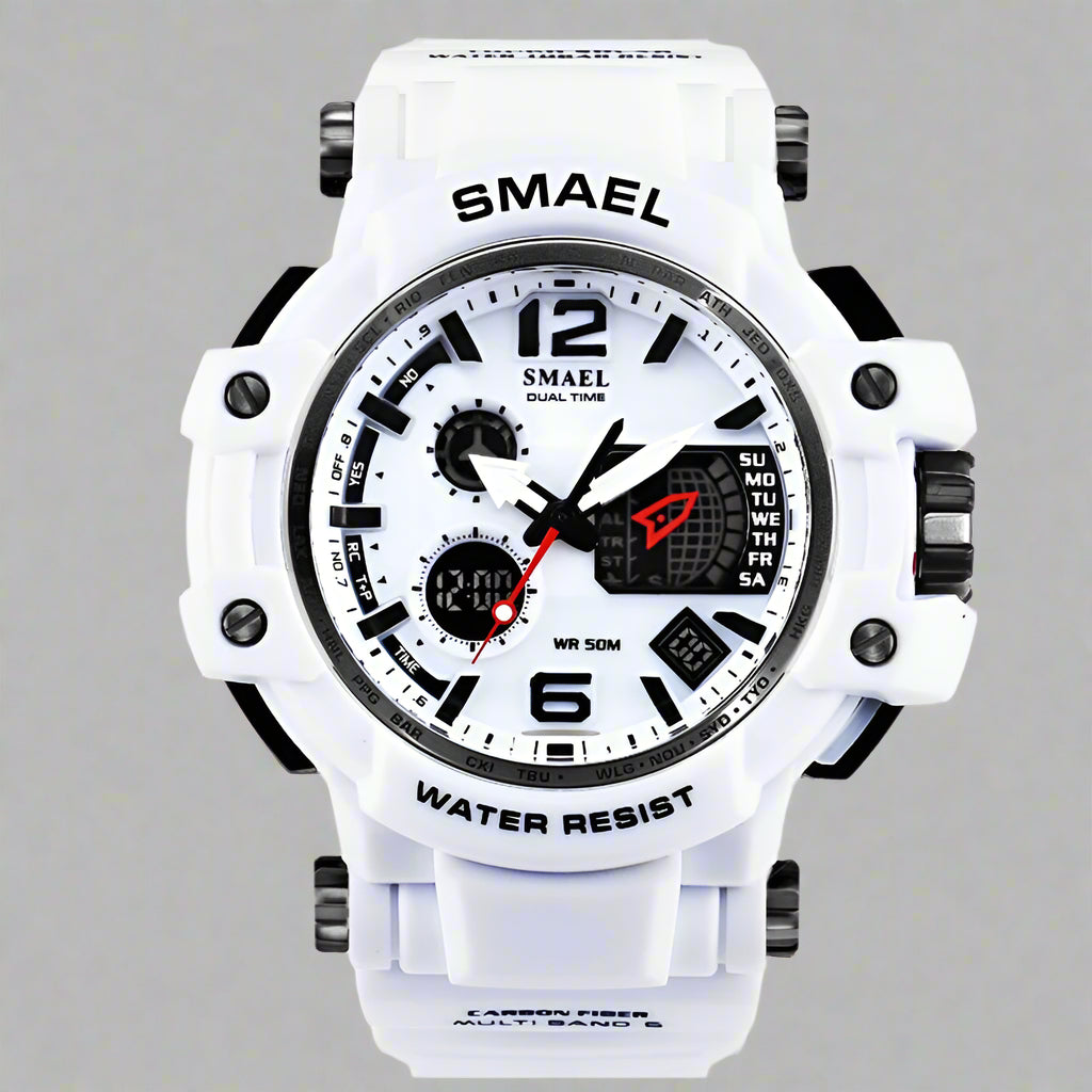 SMAEL 1509 Men's Quartz Digital Sports Military Waterproof Watch
